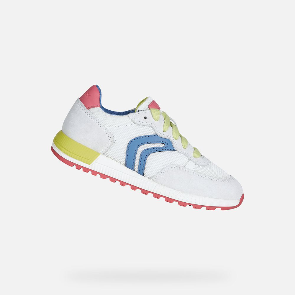 Tenis Geox Menina Branco - Alben - OJIWY6801